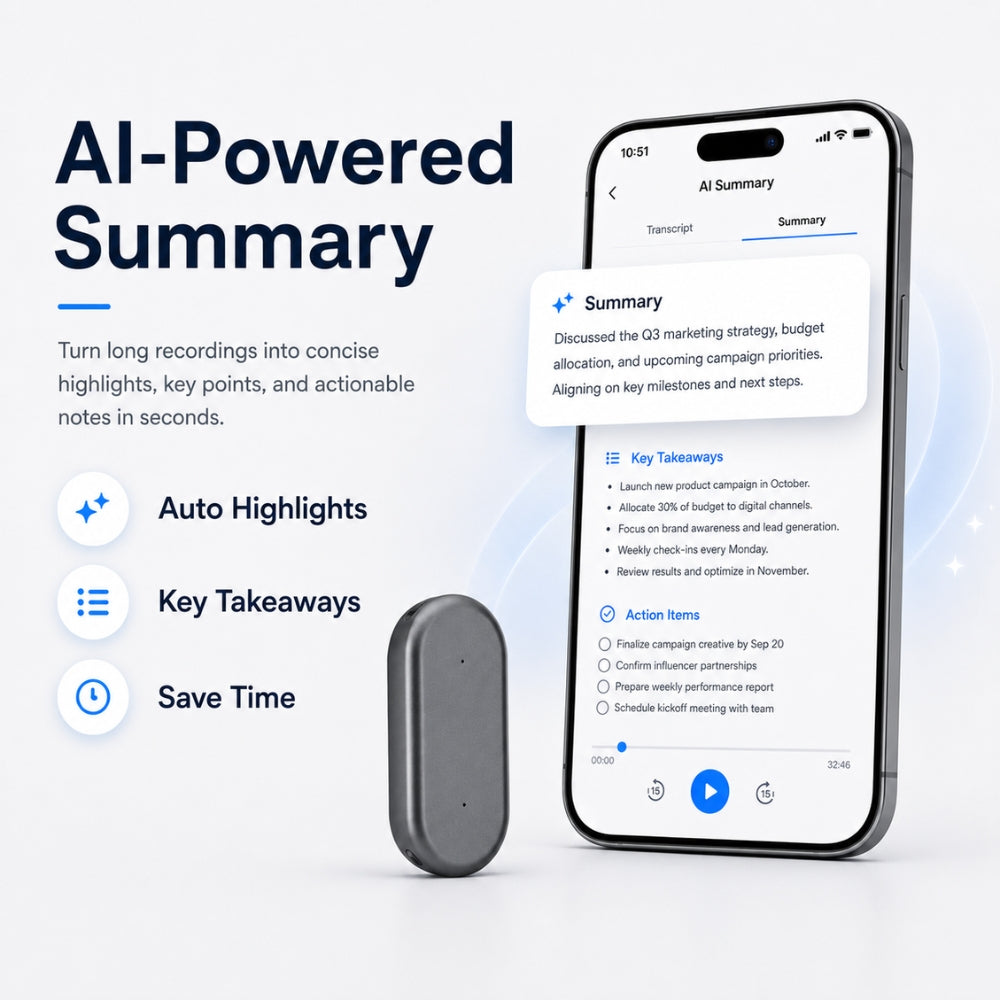 Vadro Notepin AI Voice Recorder