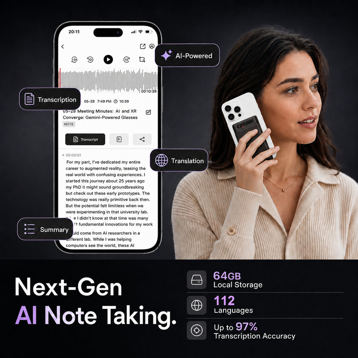 Vadro Note AI Voice Recorde