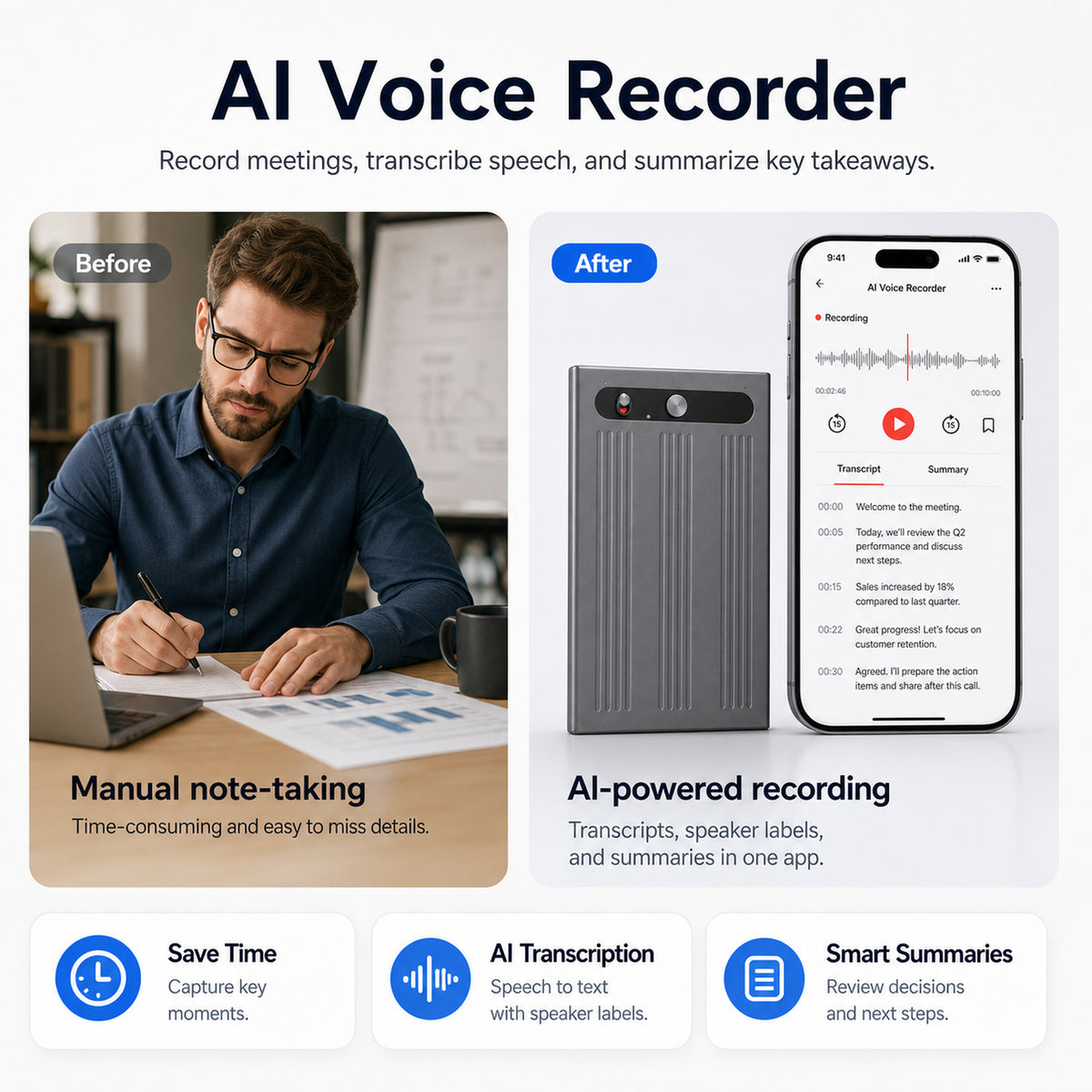 Vadro Note AI Voice Recorde